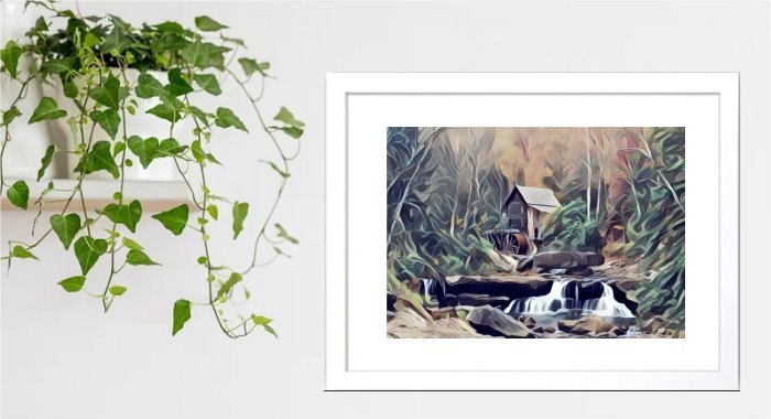 Framed Watermill Art prints